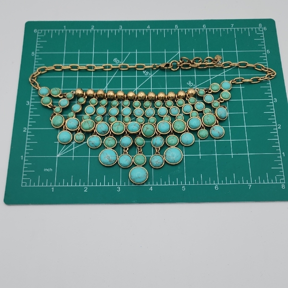 Lucky Brand Gold and Turquoise Necklace - Picture 13 of 13